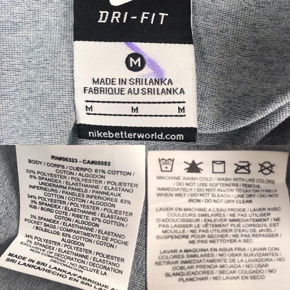 Nike Dri Fit Blue Full Zip Jacket M - Picture 7 of 7